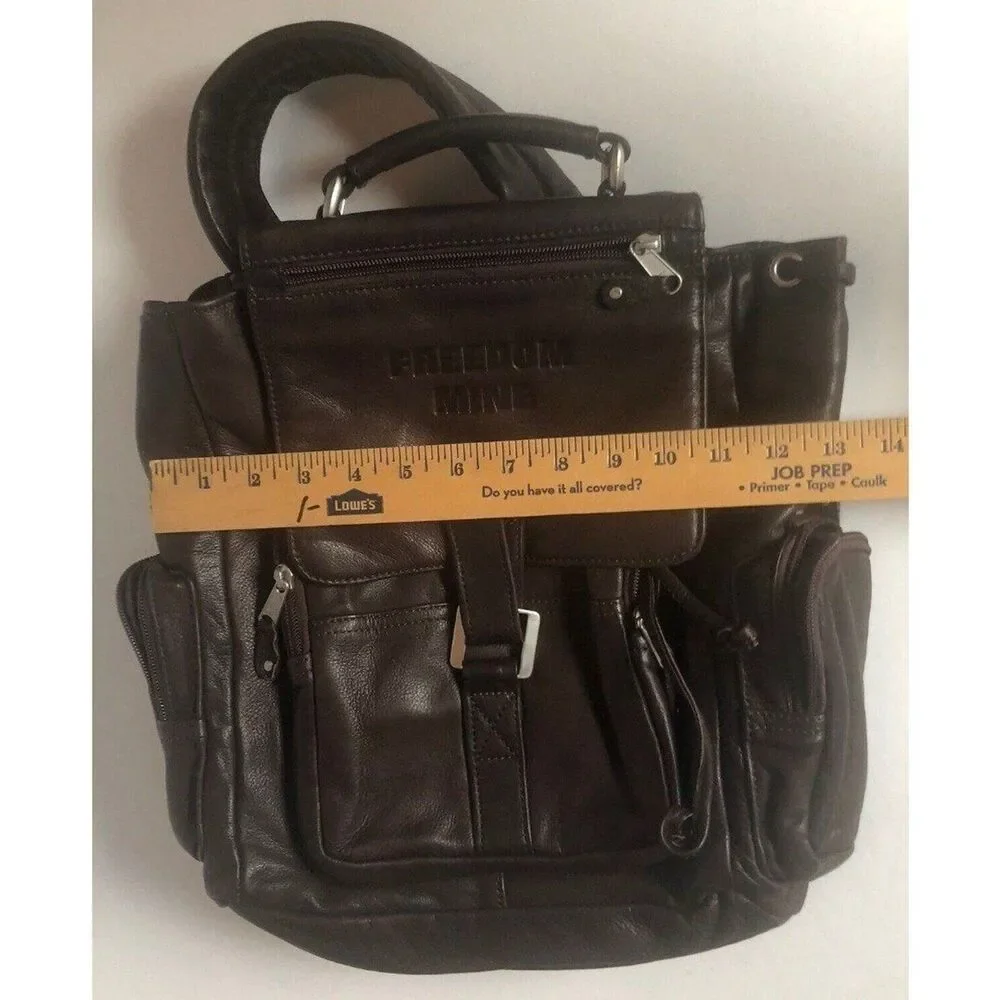 Canyon Outback Leather Goods, 'Freedom Mine' Heavyweight Bag GUC w/seam wear